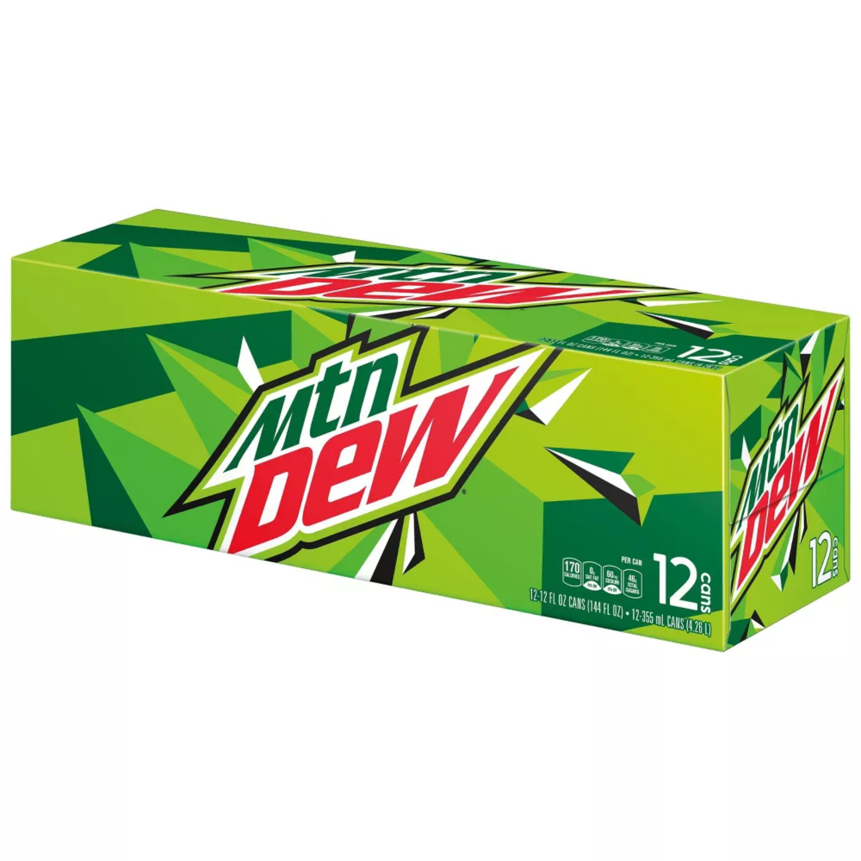 Mountain Dew Citrus Soda - 12 pk/12 fl oz Cans