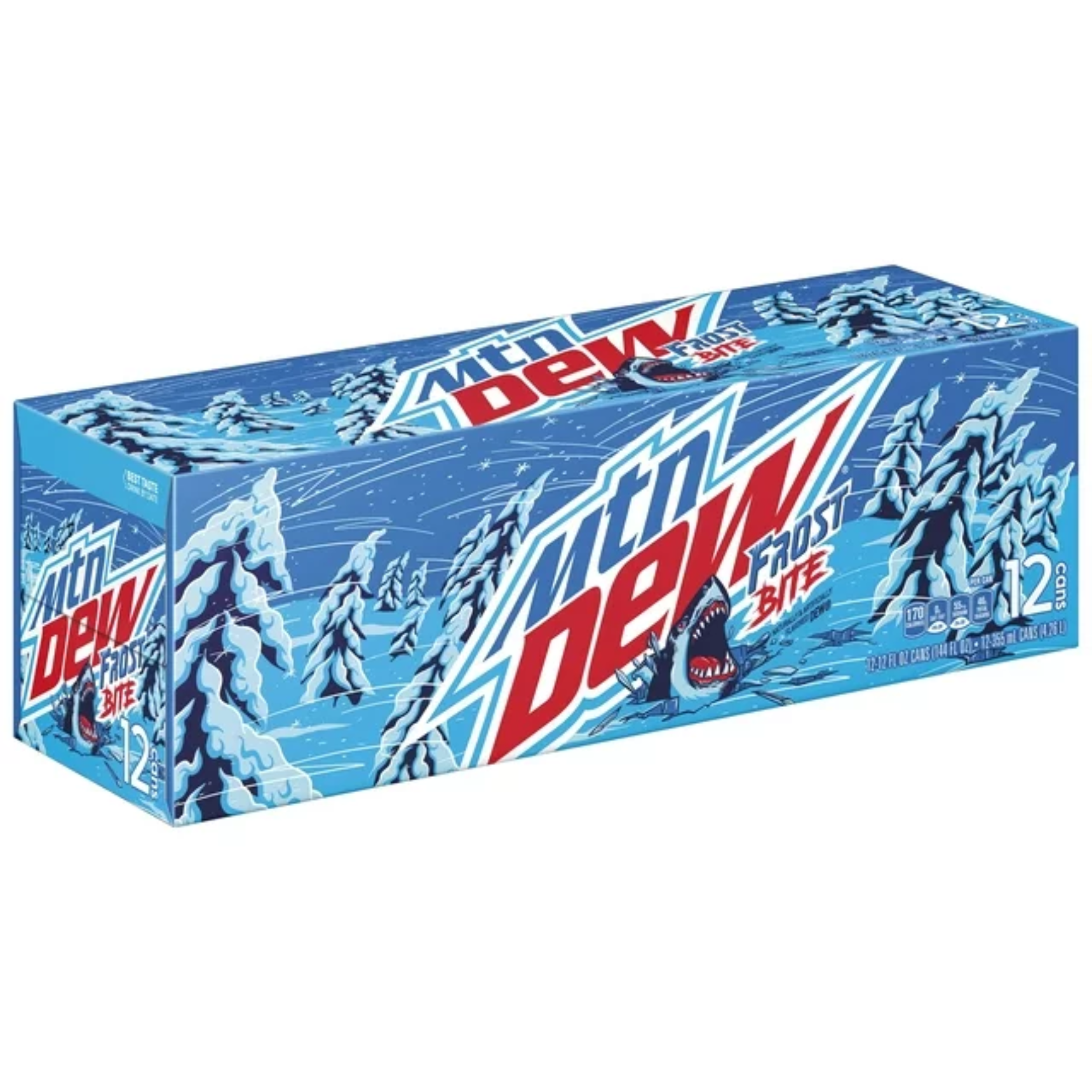 Mountain Dew Frost Bite Melon Citrus Soda Pop - 12 pk/12 oz Cans